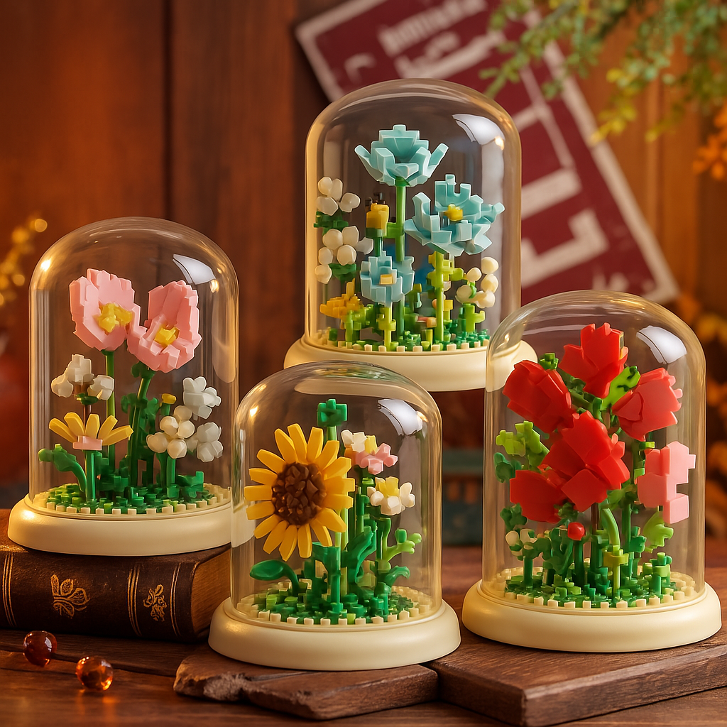 Flower Lego Kits
